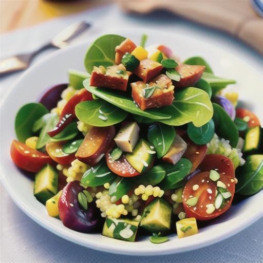 Smoked trout, rocket and couscous salad