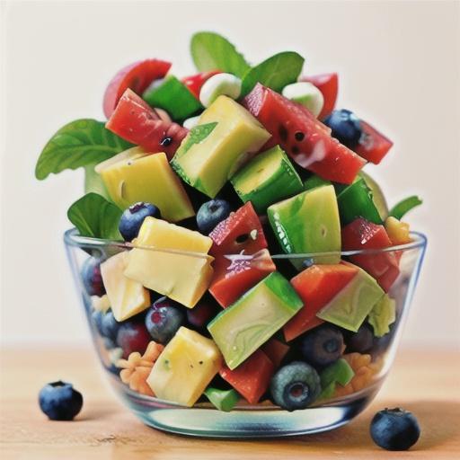 Gluten-Free Red, White and Blueberry Salad