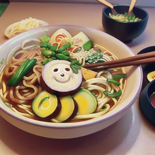 Sesame-Garlic Ramen Noodles