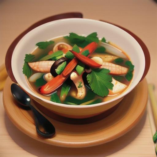 Thai Hot and Sour Soup (Tom Yum)
