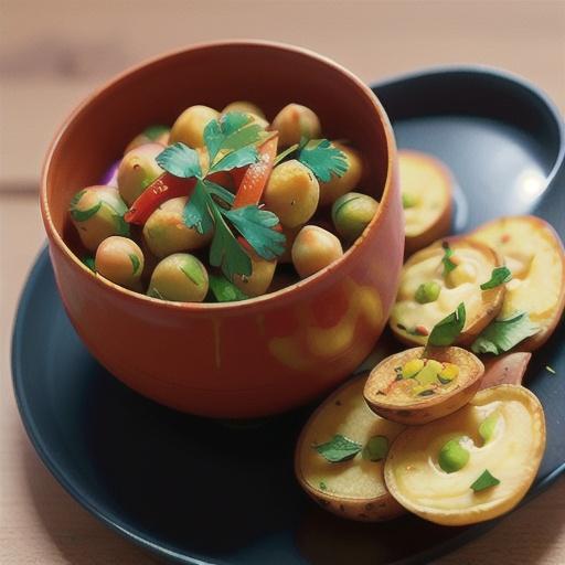 Indian potato and chickpea curry