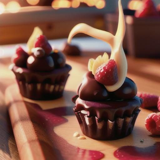 Gluten-Free Chocolate Raspberry Mini Tarts