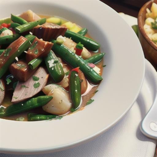 Lamb Stew with Green Beans