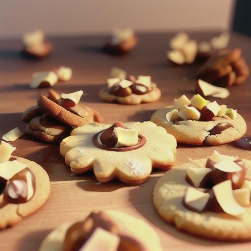 Spice Cookies with Crystallized Ginger