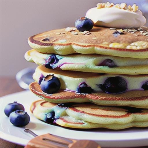 Blueberry Flax Pancakes