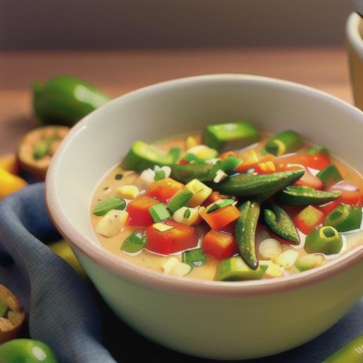 Vegetarian Green Chile Chowder