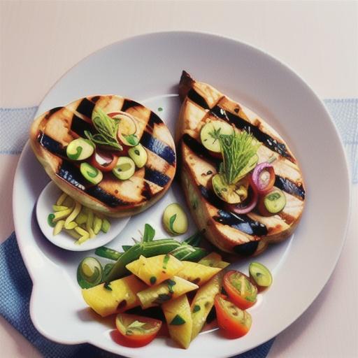 Moroccan pork steaks with orange and fennel salad and grilled flat bread