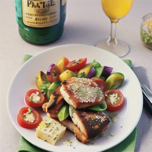 Parsley and parmesan crusted chicken