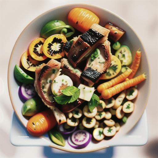 Za'atar lamb cutlets with carrot and orange salad