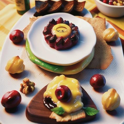 Cranberry Walnut Baked Brie