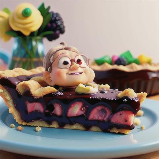 Blackberry-Chocolate Chip Pie