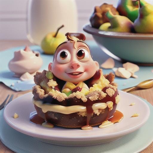 Caramel-Pear Crumble