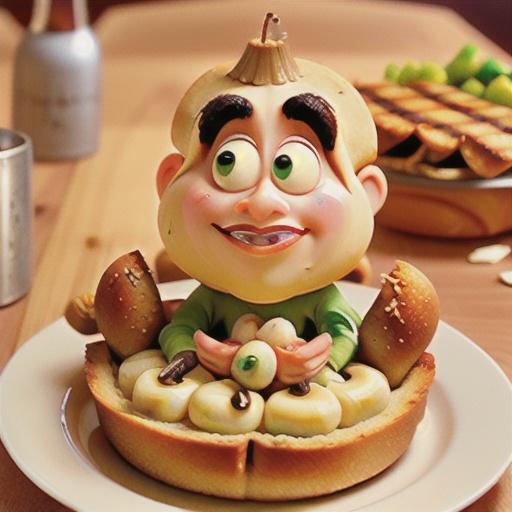 Garlic mushrooms on toast