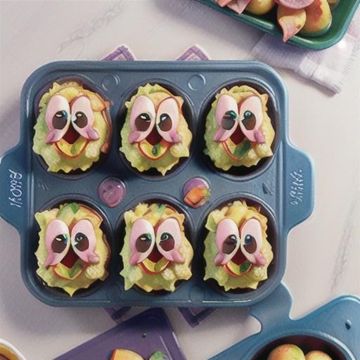 Potato gem and ham hash cups