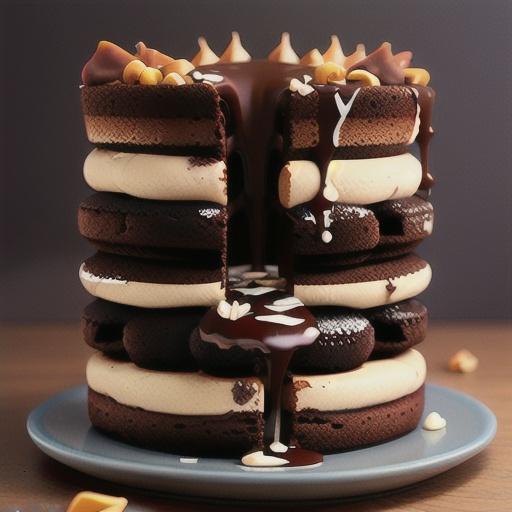 Caramel lava chocolate cake