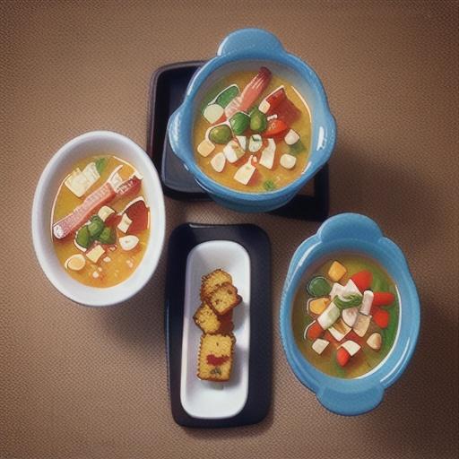 Cannellini bacon and chilli cream soup