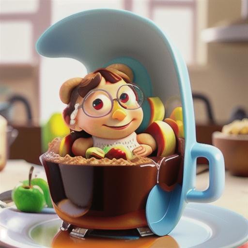 Slow-Cooker Apple Gingerbread Pudding Cake