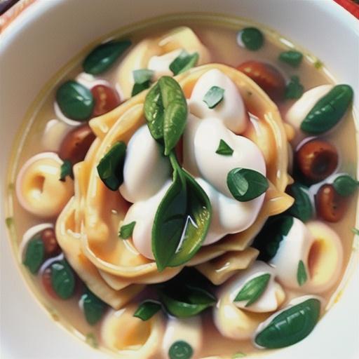 Creamy Chicken Tortellini Soup