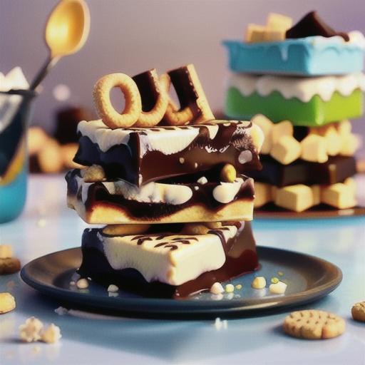 S'mores Fudge Bars