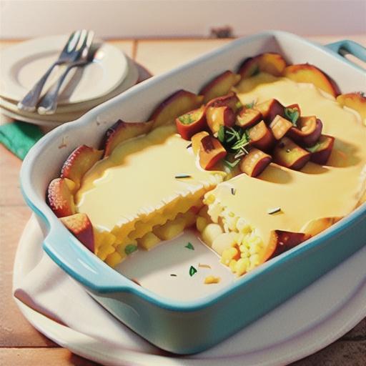 Two-Cheese and Rosemary Mashed Potato Casserole