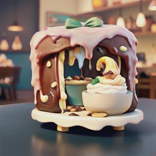 Hazelnut coffee fro-yo bark