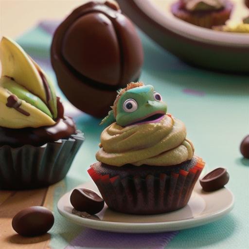 Upside-Down Turtle Muffins