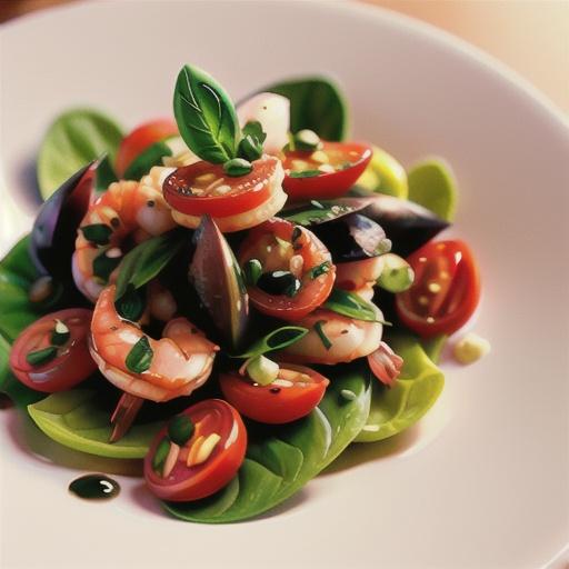 Caprese Shrimp Salad