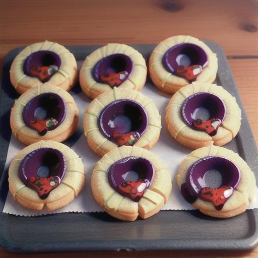 Peanut Butter and Jelly Thumbprint Cookies