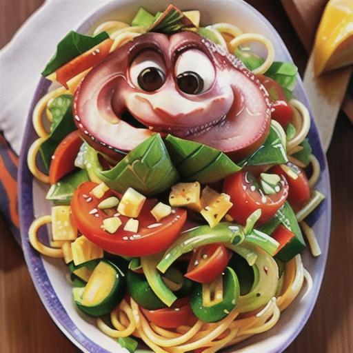 Cold Spaghetti Party Salad