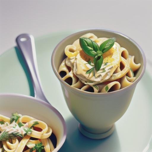 Smoked salmon and lemon dill pasta