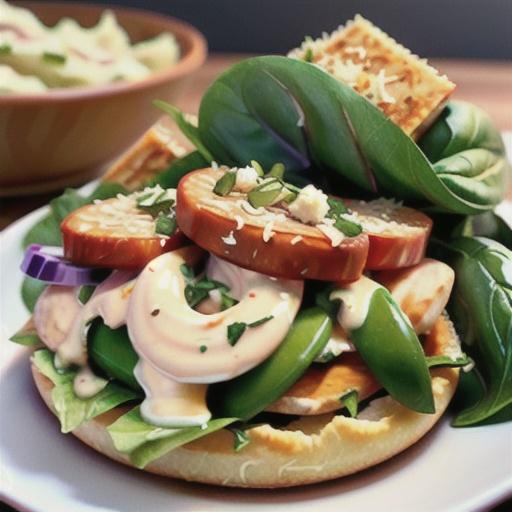 Parmesan and Basil Chicken Salad