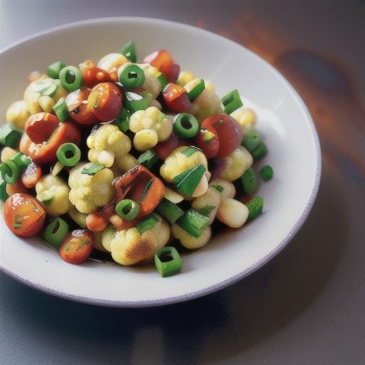 Roasted Cauliflower with Tahini and Sriracha