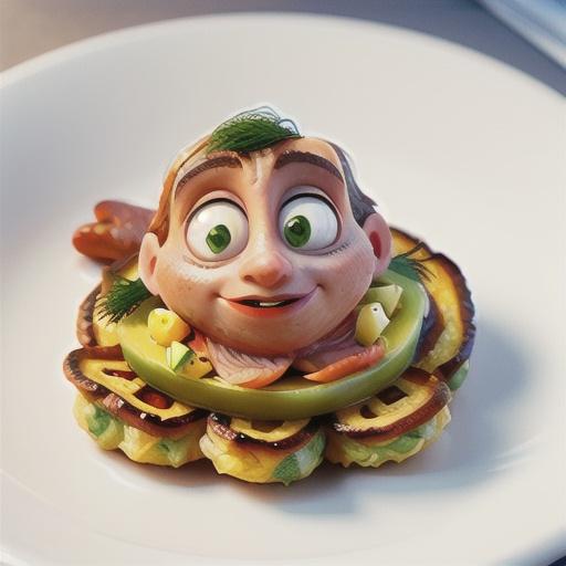 Smoked salmon and dill fritters