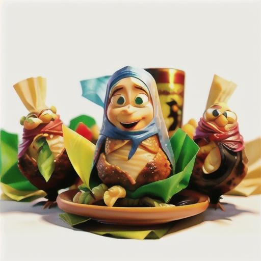 Asian Style Paper Wrapped Chicken