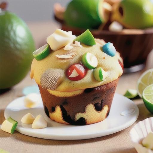 White Chocolate-Lime Muffins