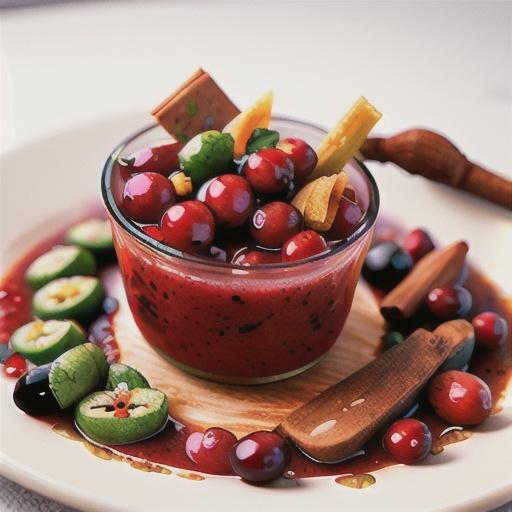 Spiced Cranberry Sauce with Pinot Noir