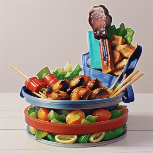 Sticky Greek chicken wings