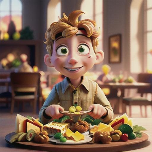 Mixed cheese platter with honey walnuts