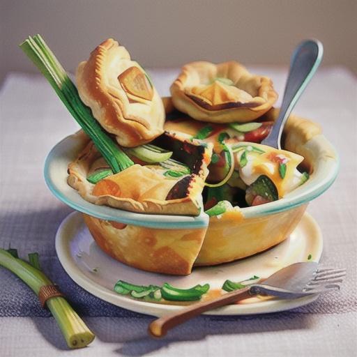 Cheat’s slow cooker chicken and leek pot pies