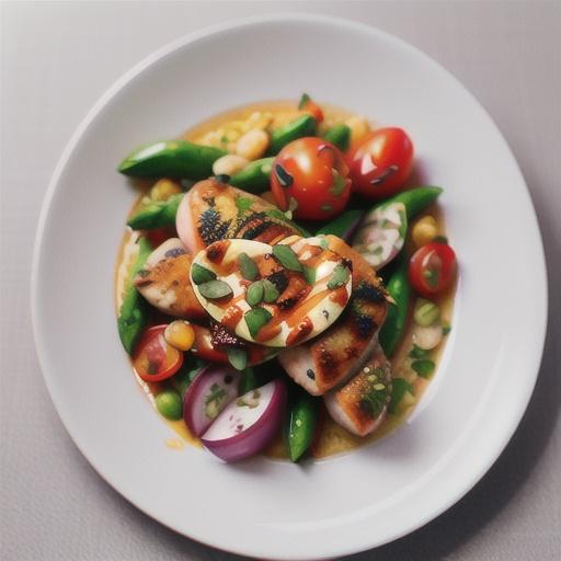 Dukkah-crusted chicken with Moroccan tomato & cardamom sauce