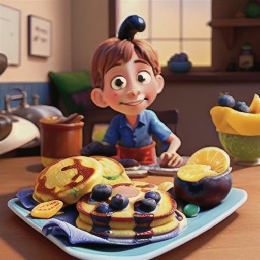 Easy Blueberry Pancakes