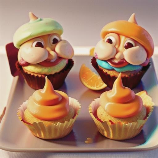Orange Creamsicle Cupcakes