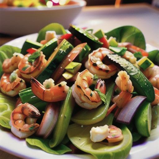 Warm Shrimp Salad