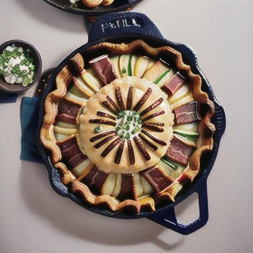 Fire-Roasted Corn and Beef Skillet Pie