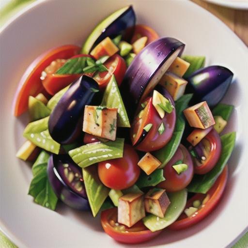 Eggplant Tomato Salad