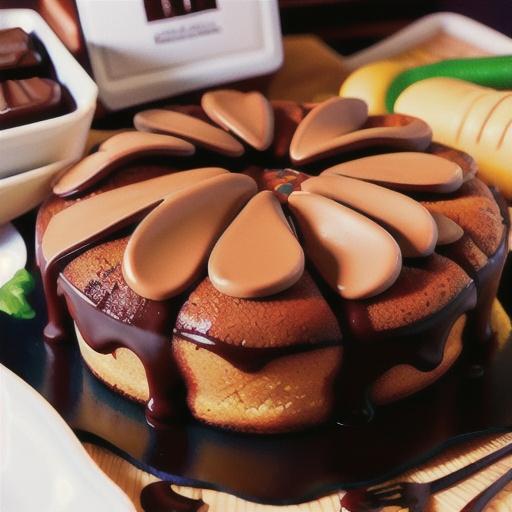 Chocolate-Peanut Butter Upside-Down Cake