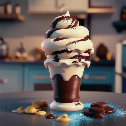 Chocolate Creme Fraiche Ice Cream