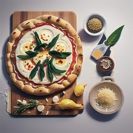 Parmesan potato pizza