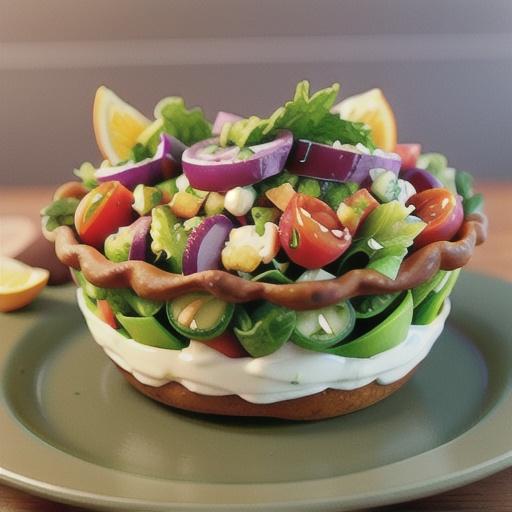 Seven Layer Mixed Up Salad