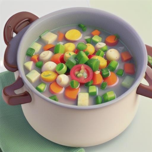 Spring vegetable soup